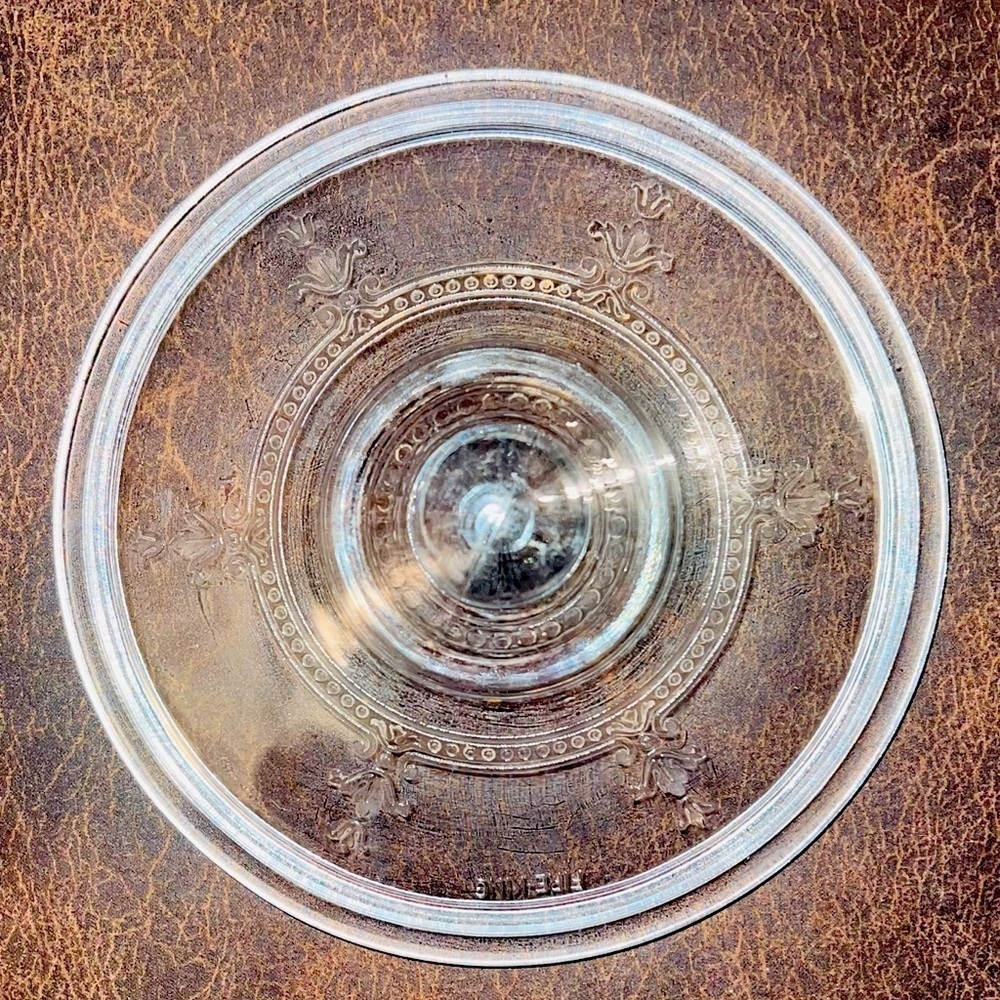 Fire King Vintage Etched Casserole Lid~Only~7 1/4"